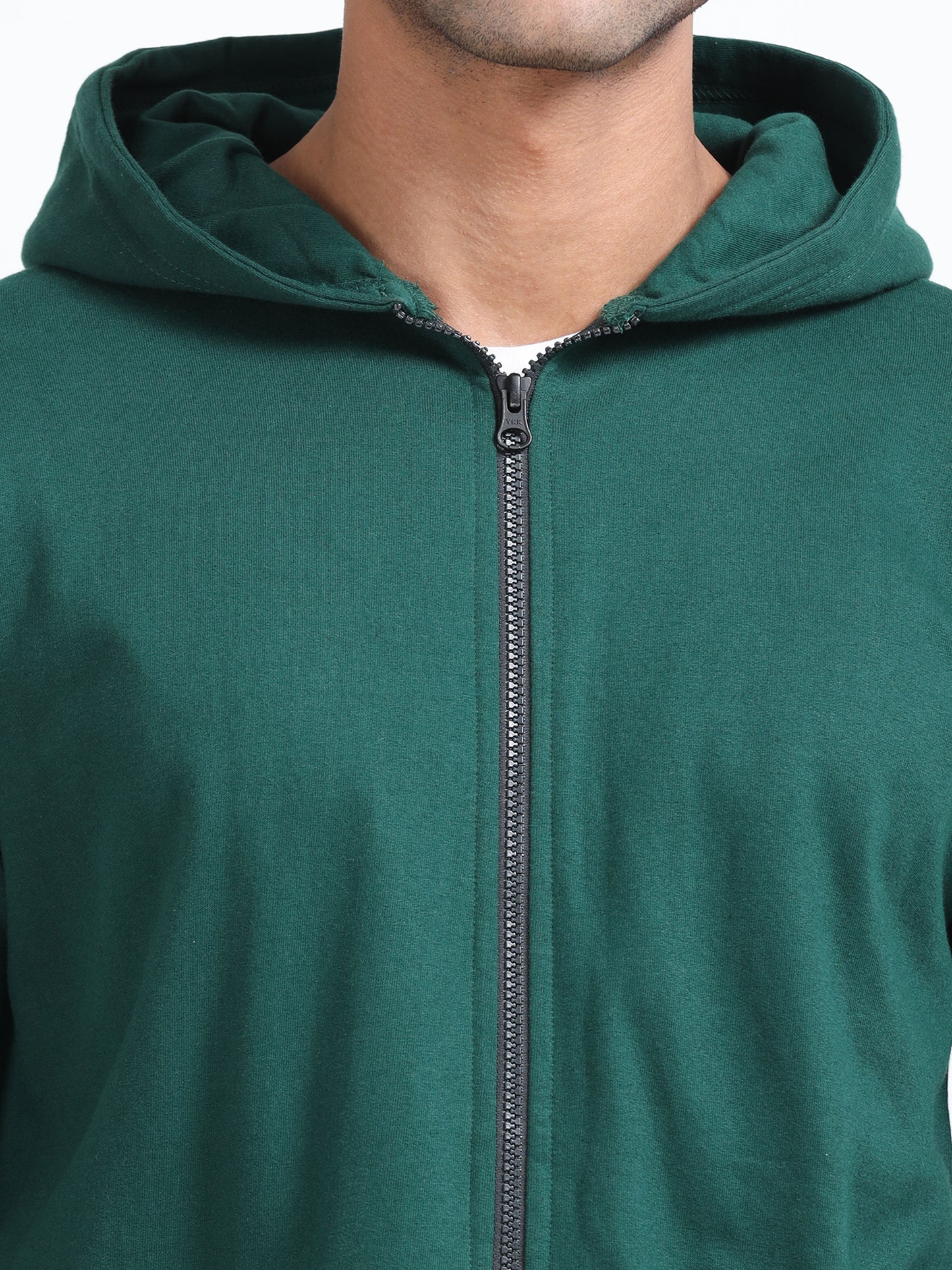 Atmos Zipper Hoodie - Bottle Green