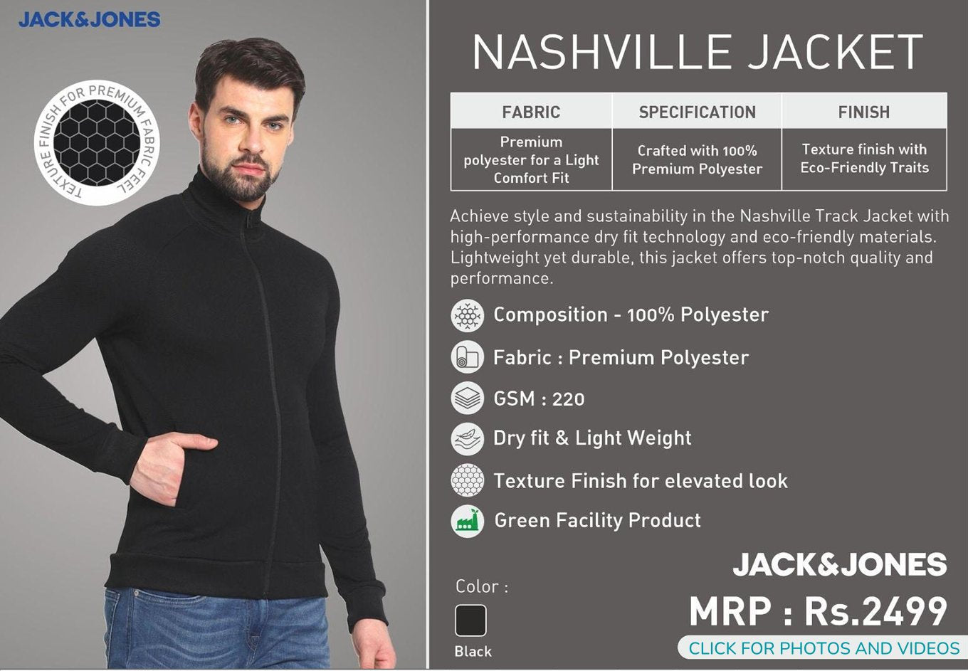 Nashville Jacket - Black