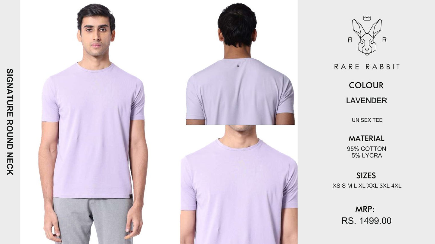 Signature Round Neck - Lavendar