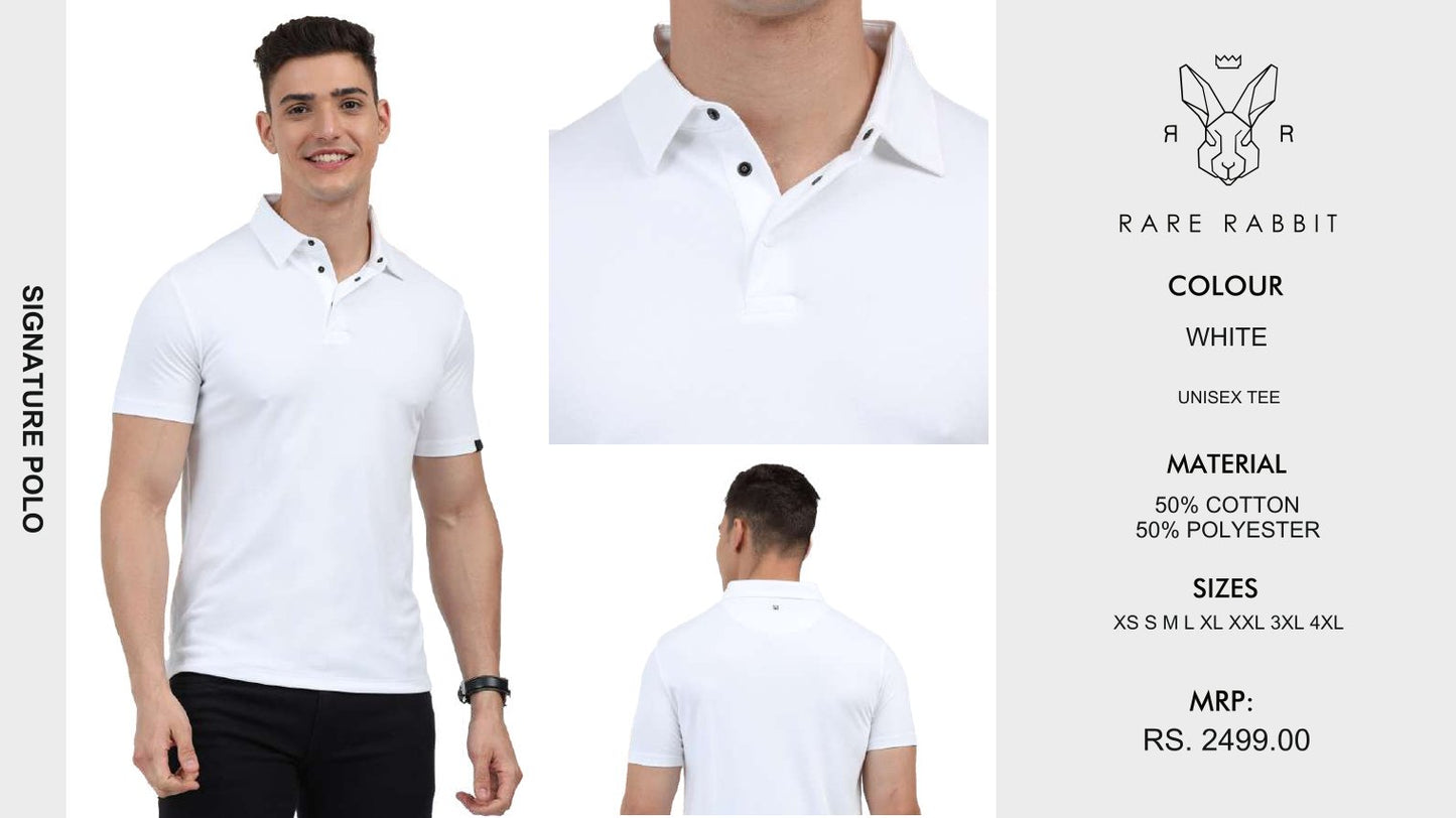 Signature Polo - White