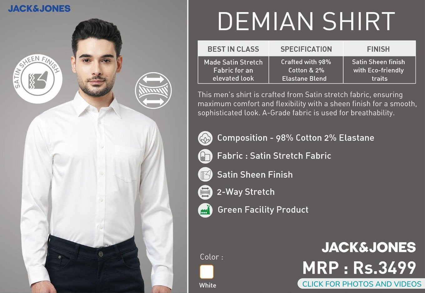 Demian Shirt - White