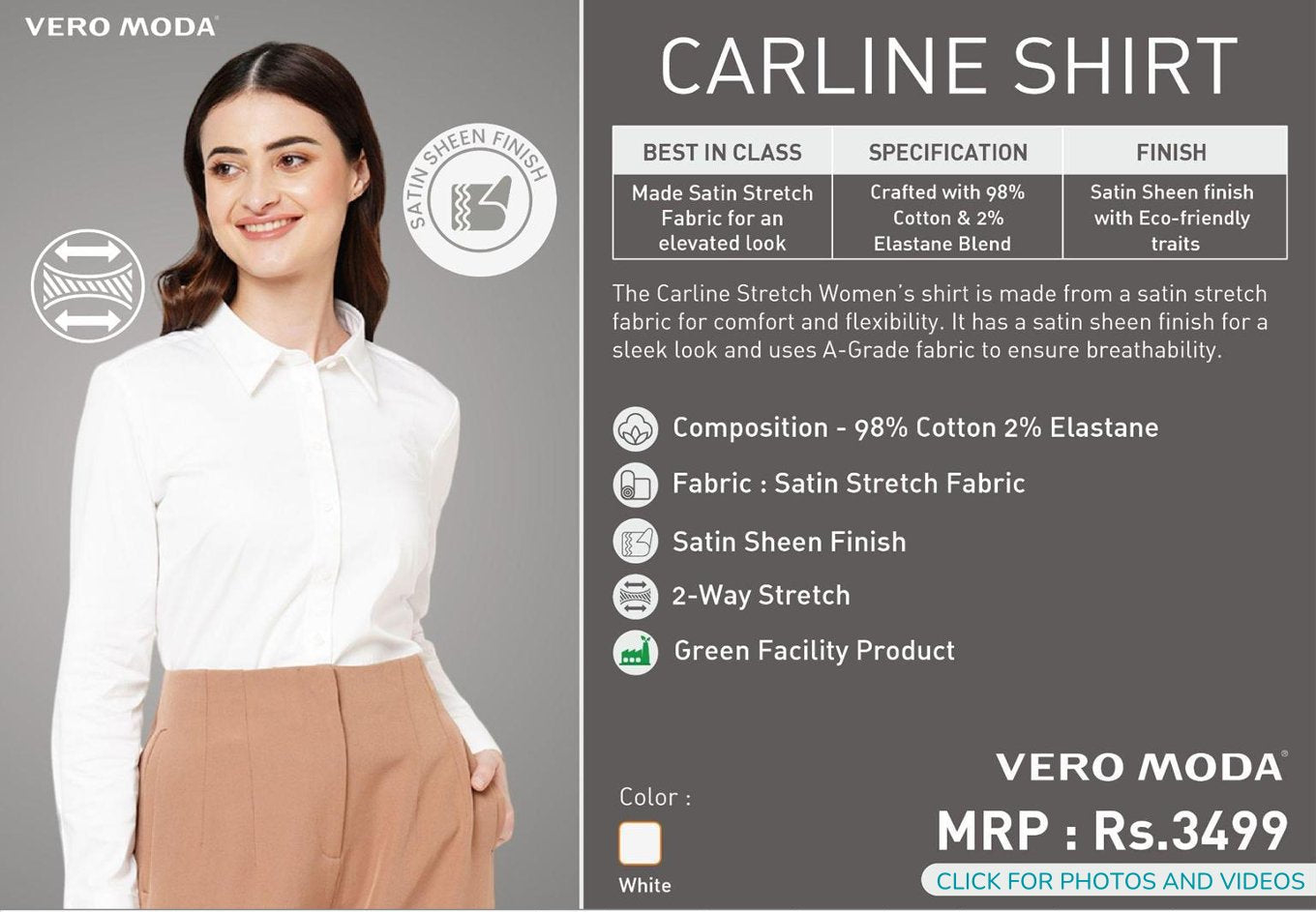 Carline Shirt - White