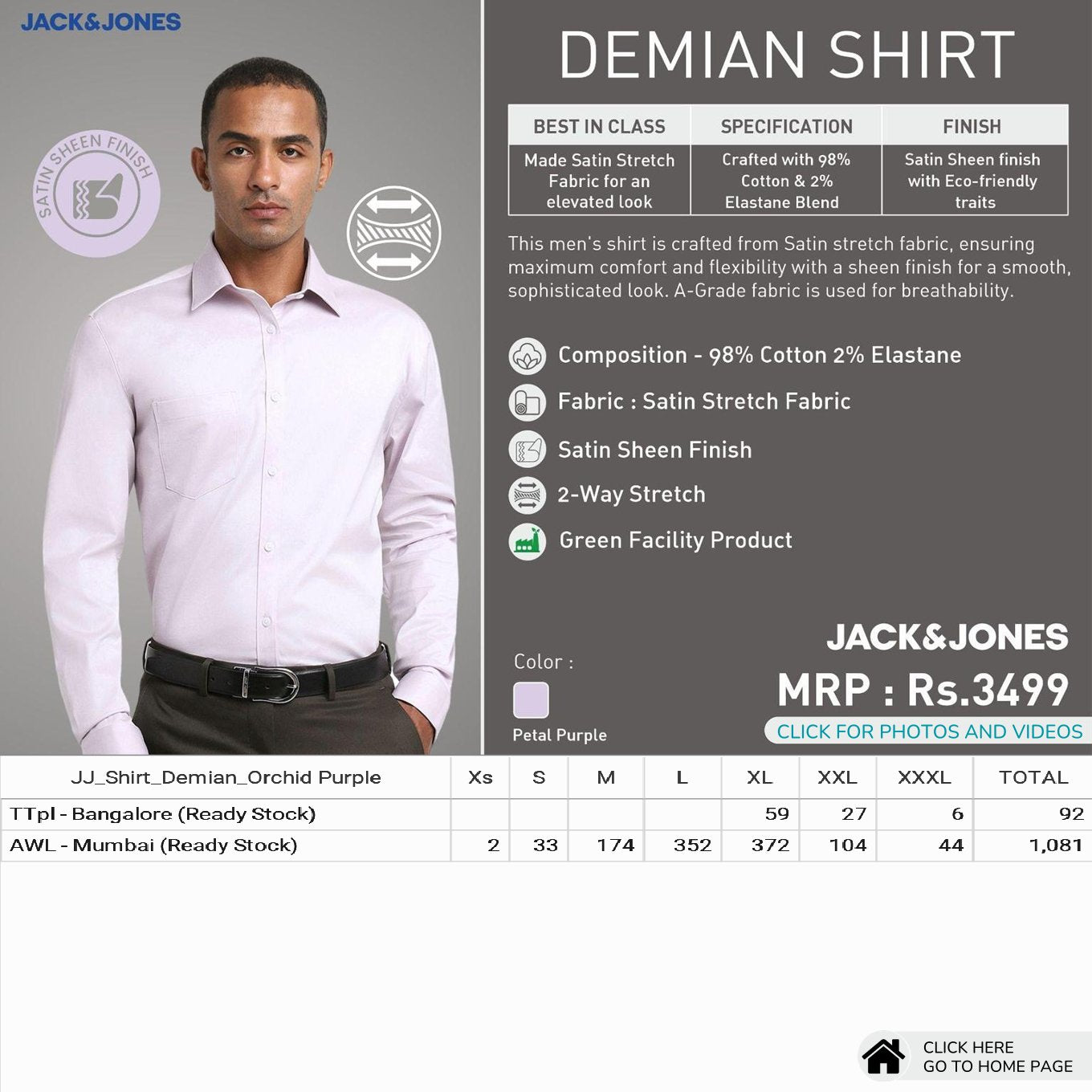 Demian Shirt - Purple