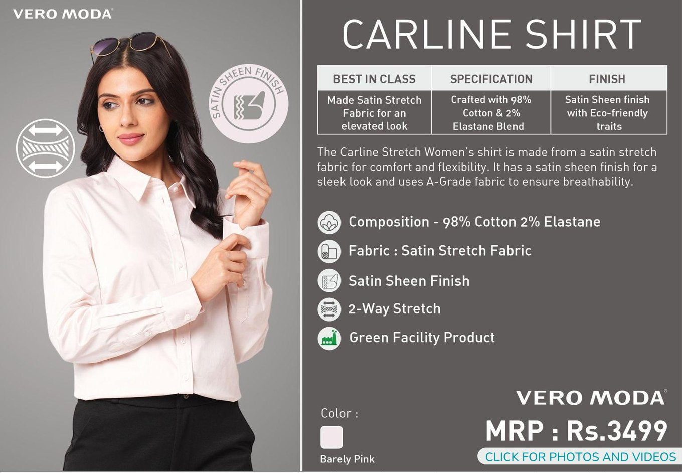 Carline Shirt - Pink