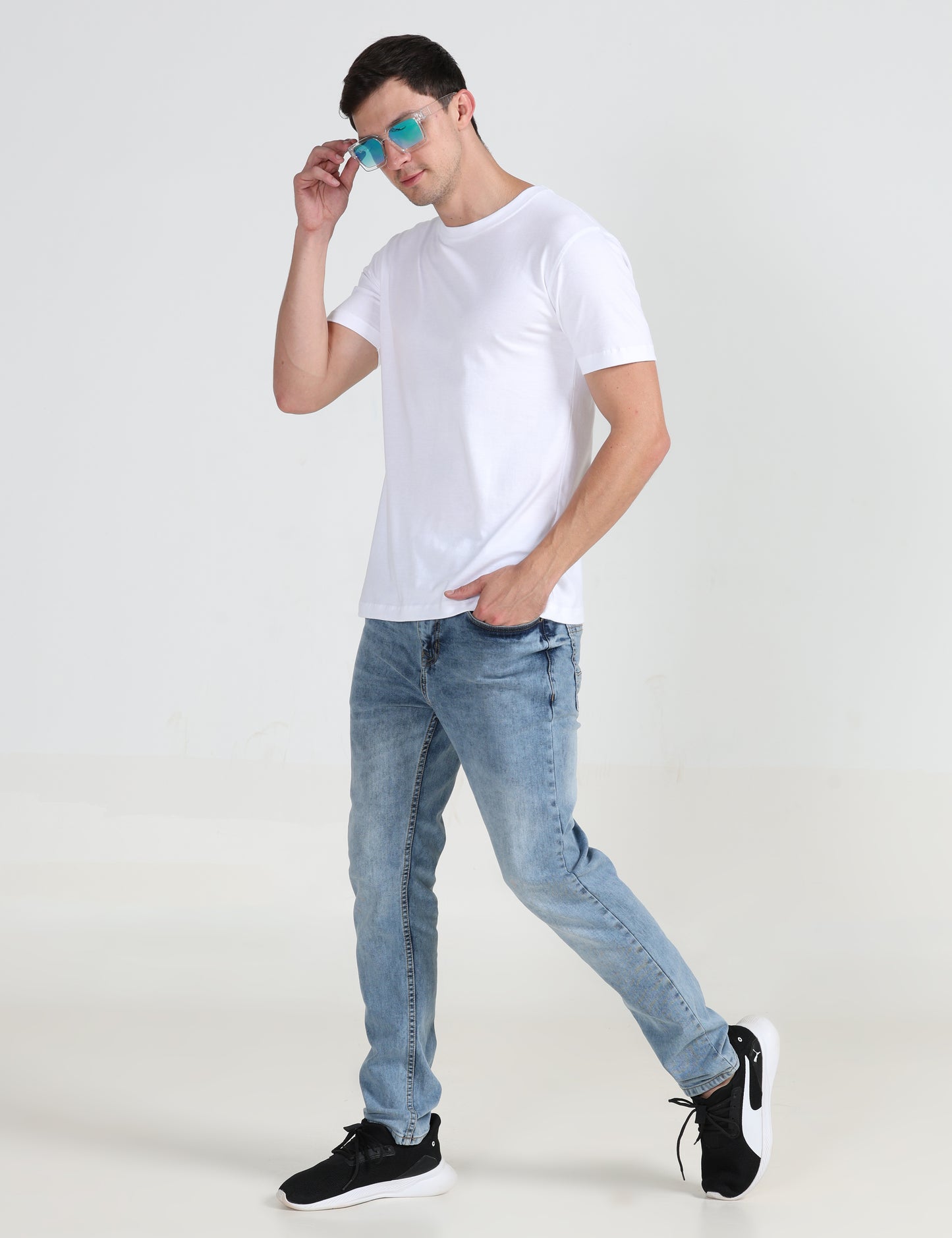 Organic Round Neck - White