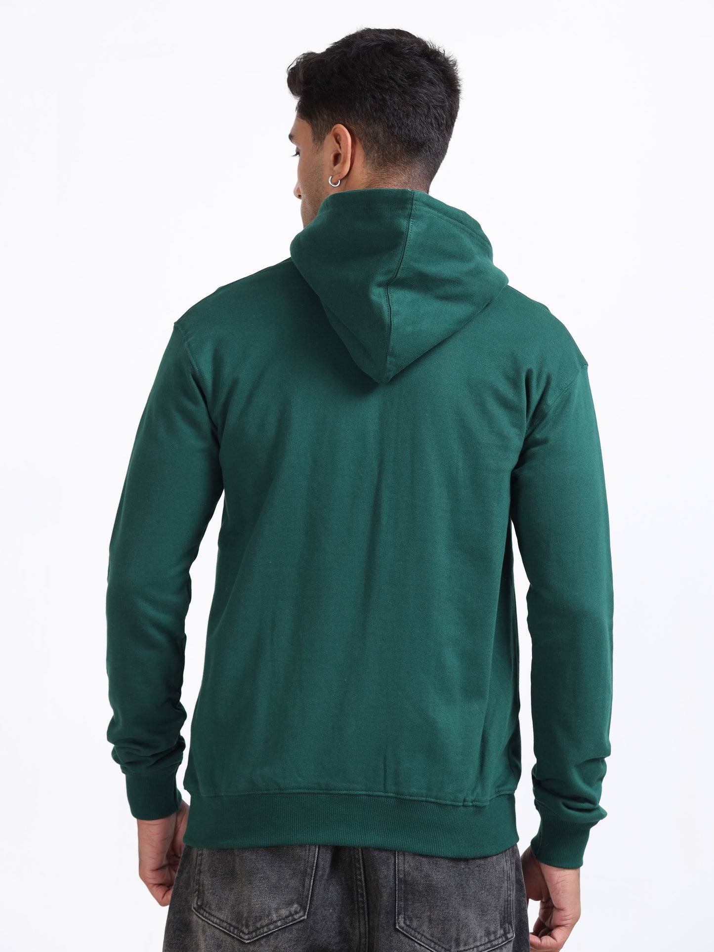 Atmos Zipper Hoodie - Bottle Green