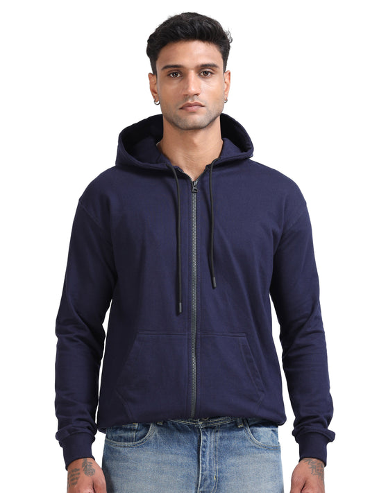 Elite Zipper Hoodie - Navy