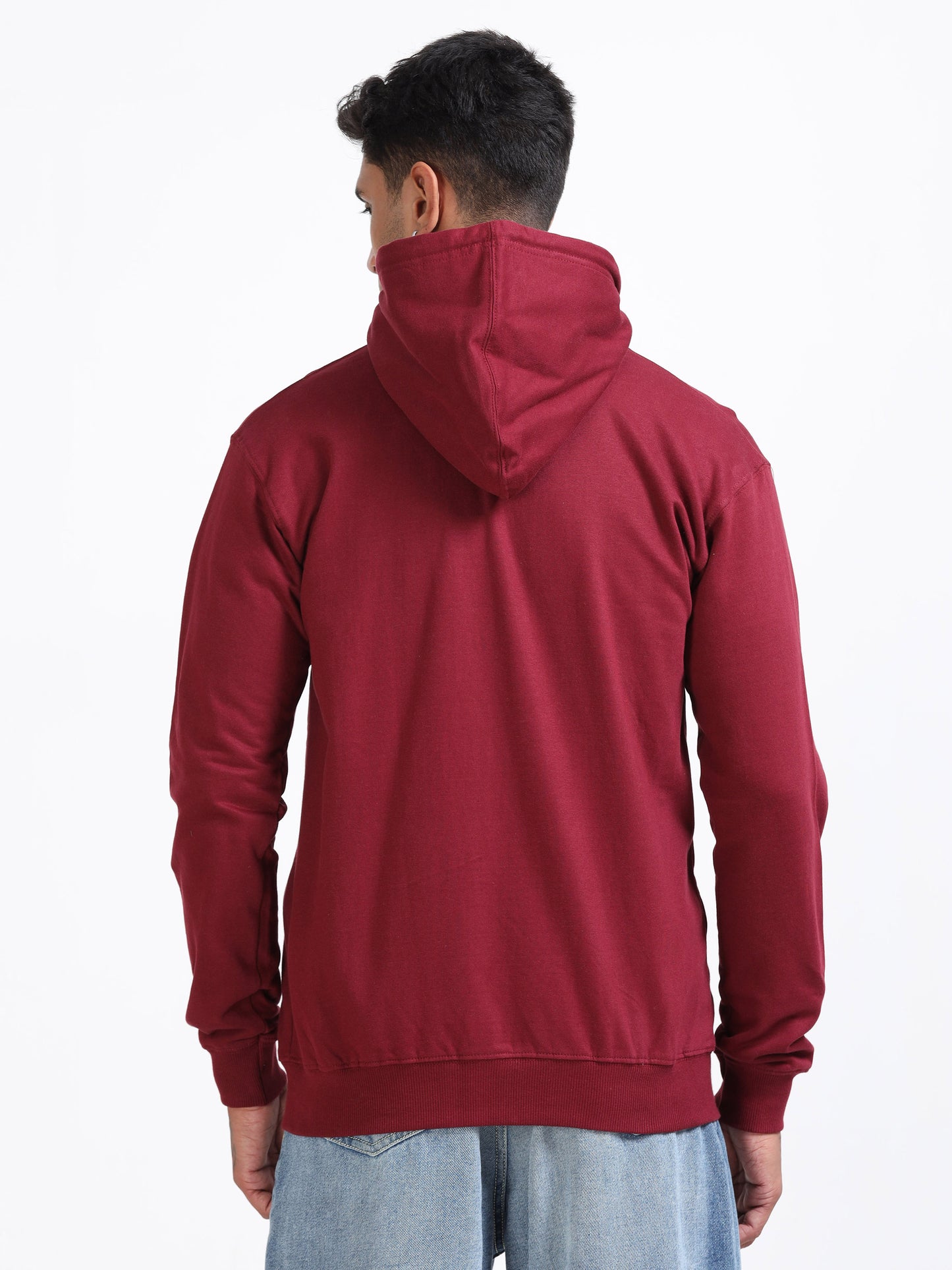 Atmos Zipper Hoodie - Maroon