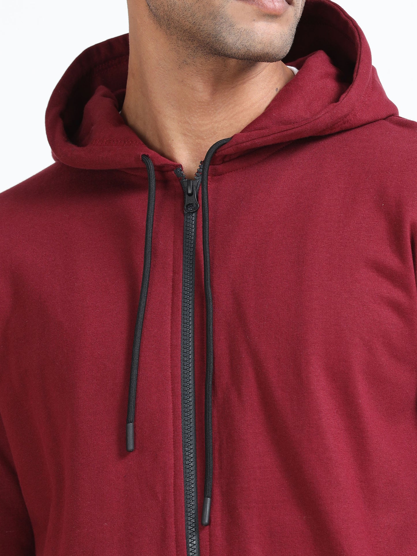 Atmos Zipper Hoodie - Maroon