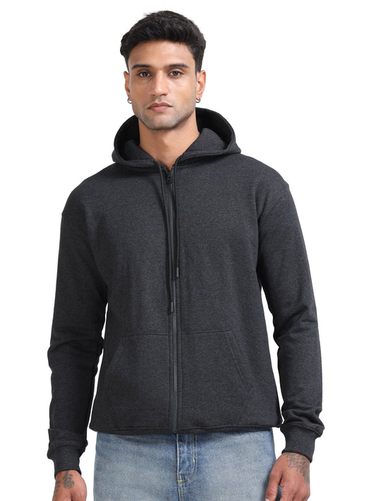 Elite Zipper Hoodie - Charcoal