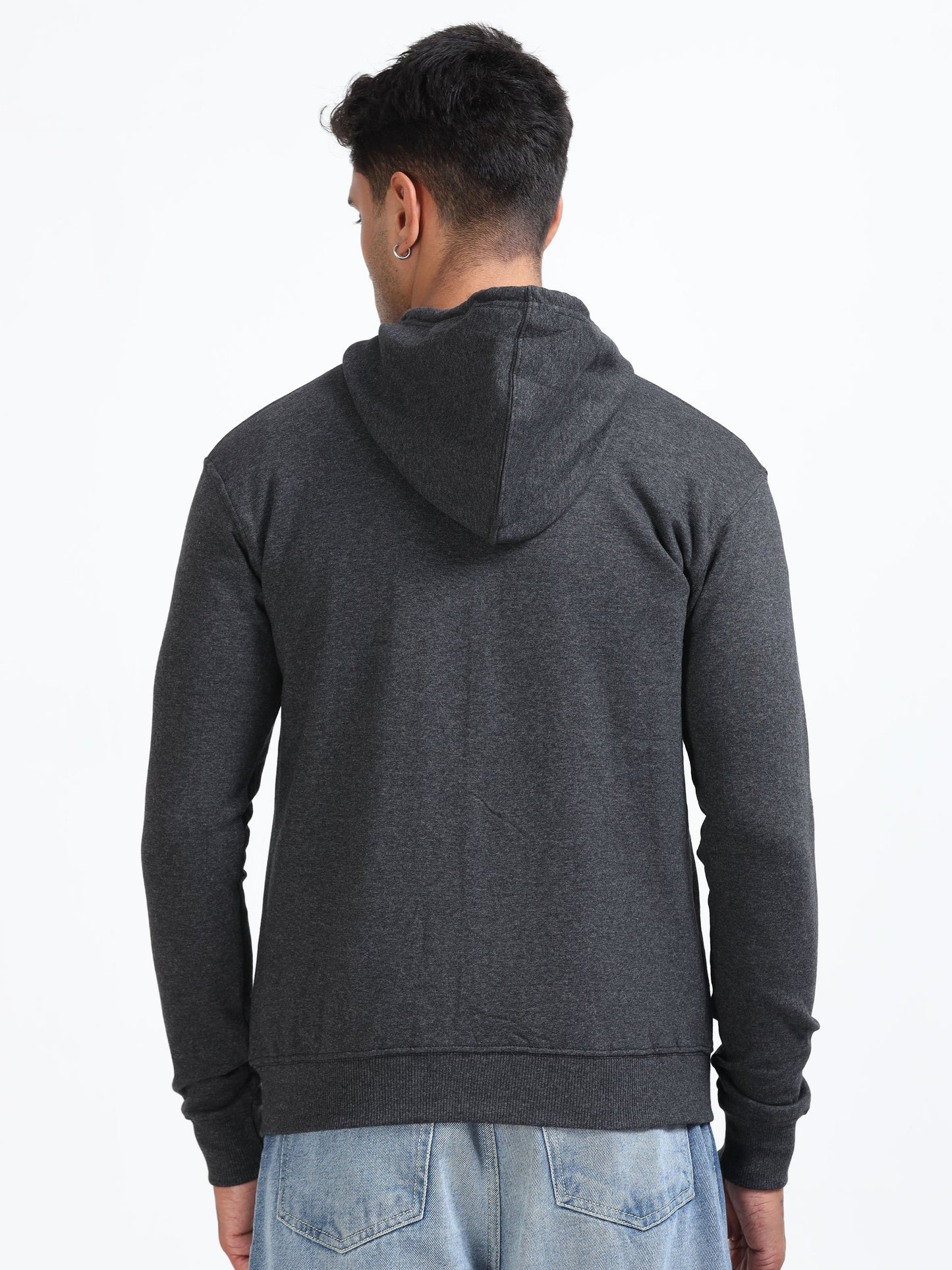 Atmos Zipper Hoodie - Charcoal Grey