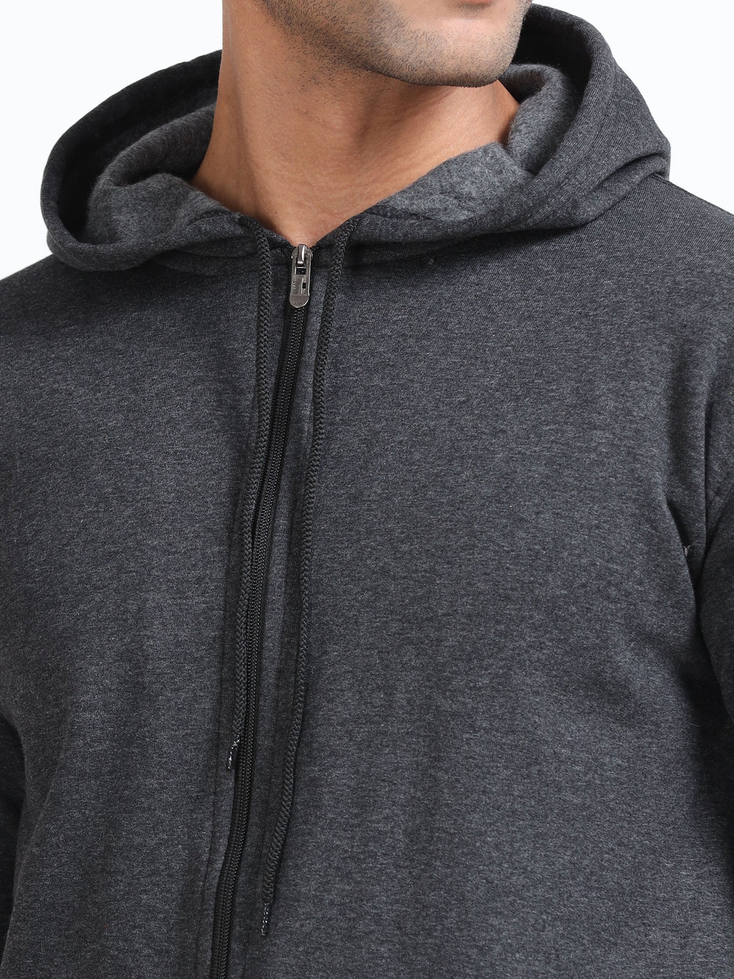 Atmos Zipper Hoodie - Charcoal Grey