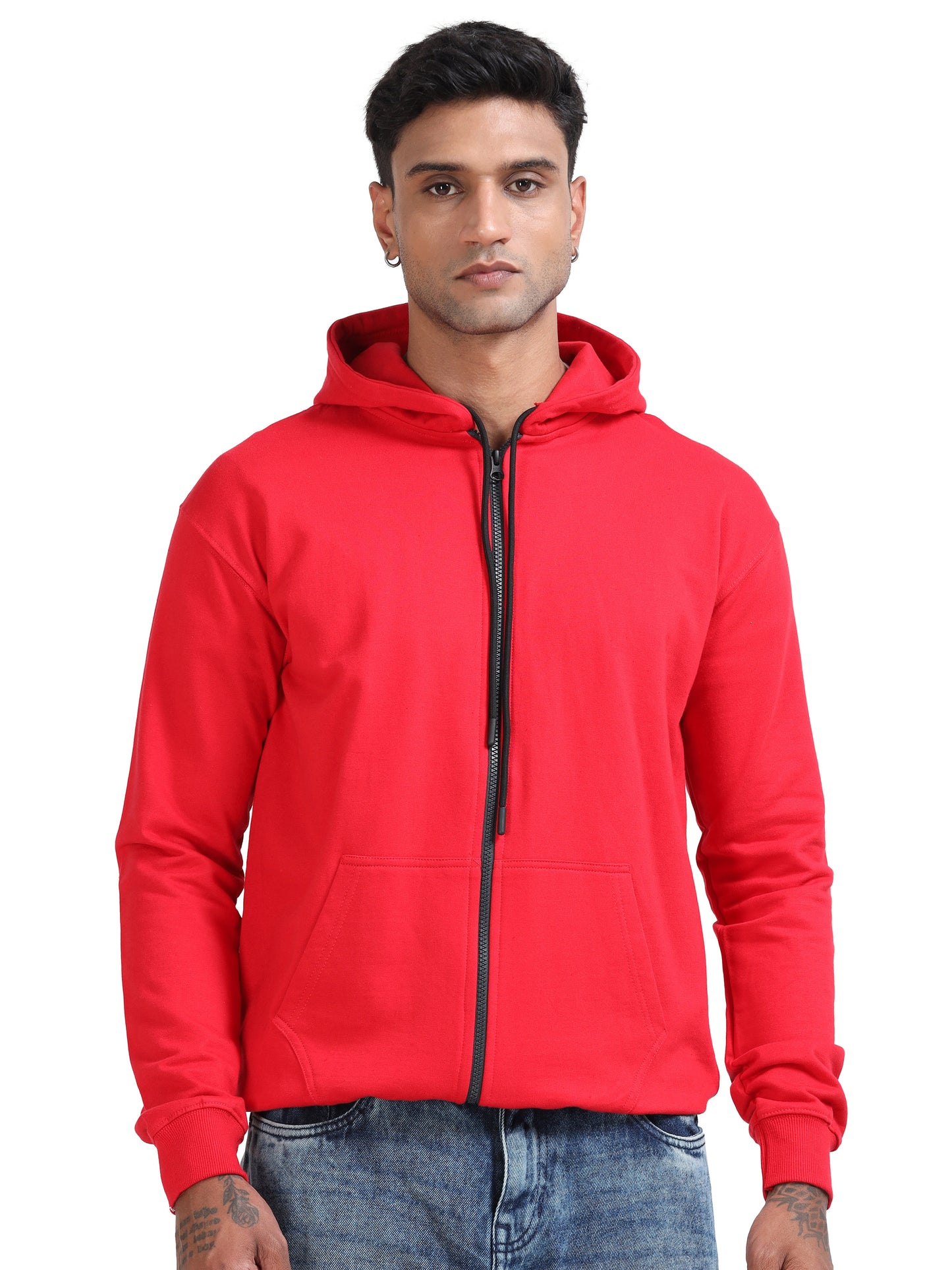 Atmos Zipper Hoodie - Red