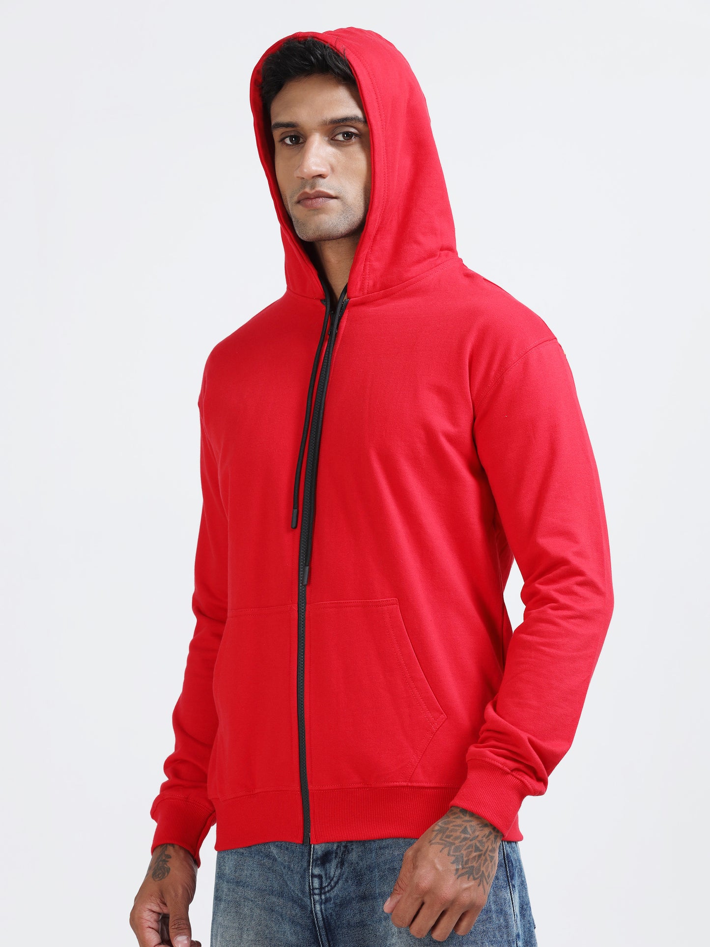 Atmos Zipper Hoodie - Red