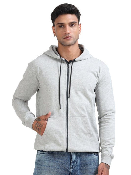 Elite Zipper Hoodie - Grey