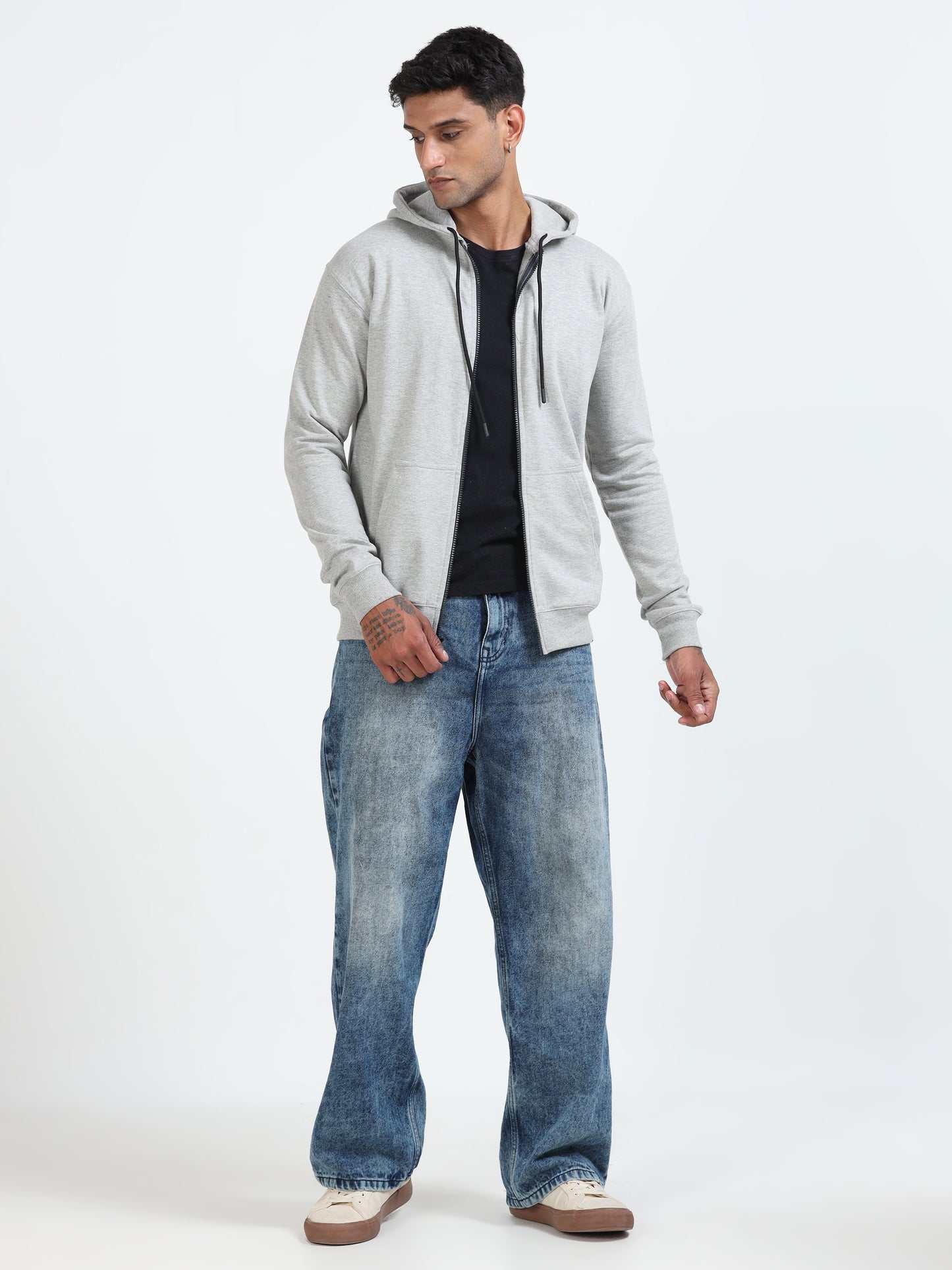 Elite Zipper Hoodie - Grey