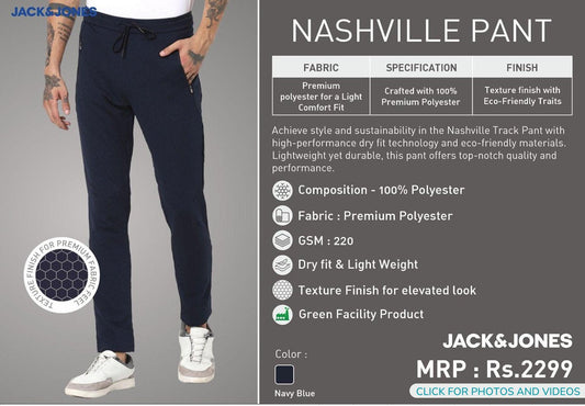 Nashville Pant - Navy Blue