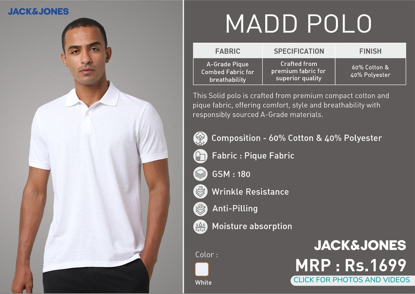 Madd Polo - White