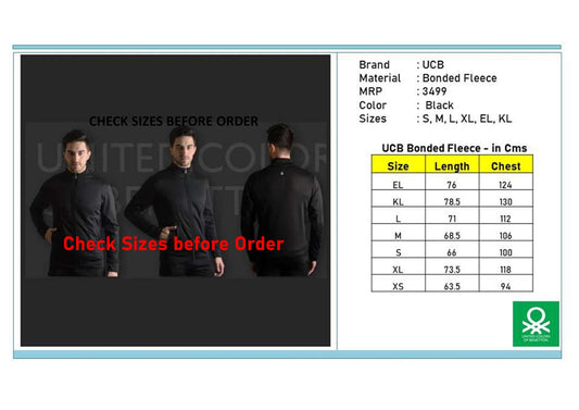 Bonded Fleece - Black