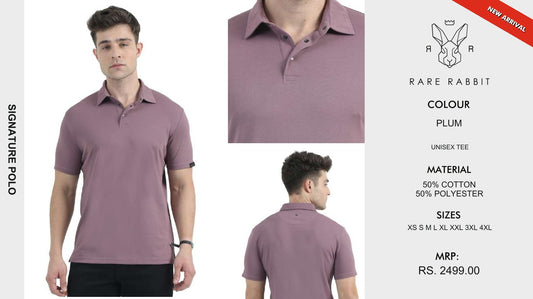 Signature Polo - Plum