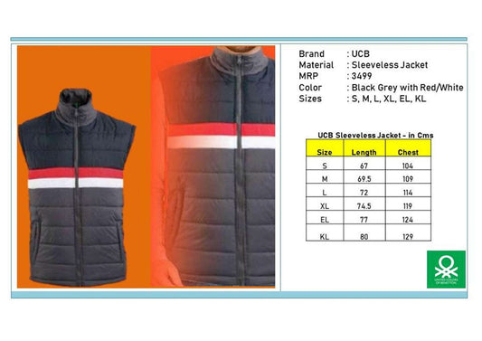 Sleeveless Jacket - Black