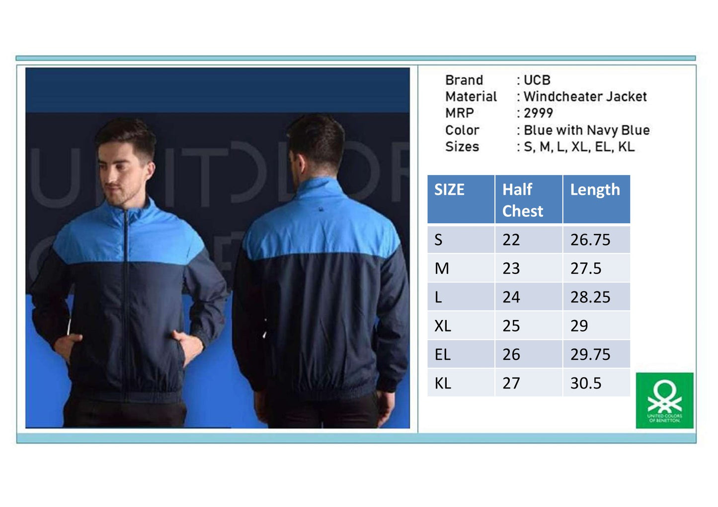 Windcheater Jacket - Navy Blue