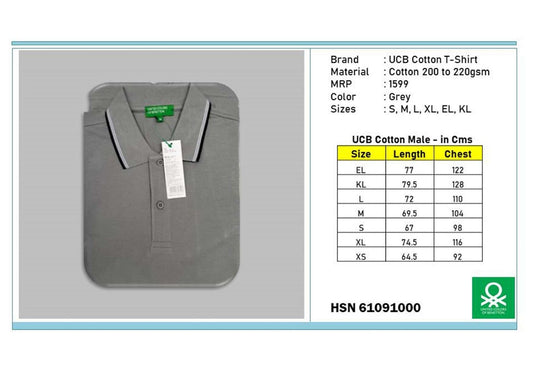 Cotton T-shirt - Grey