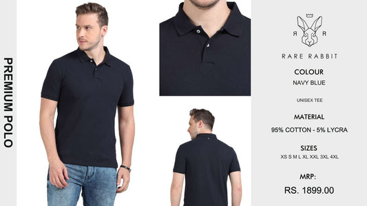 Premium Polo - Navy Blue