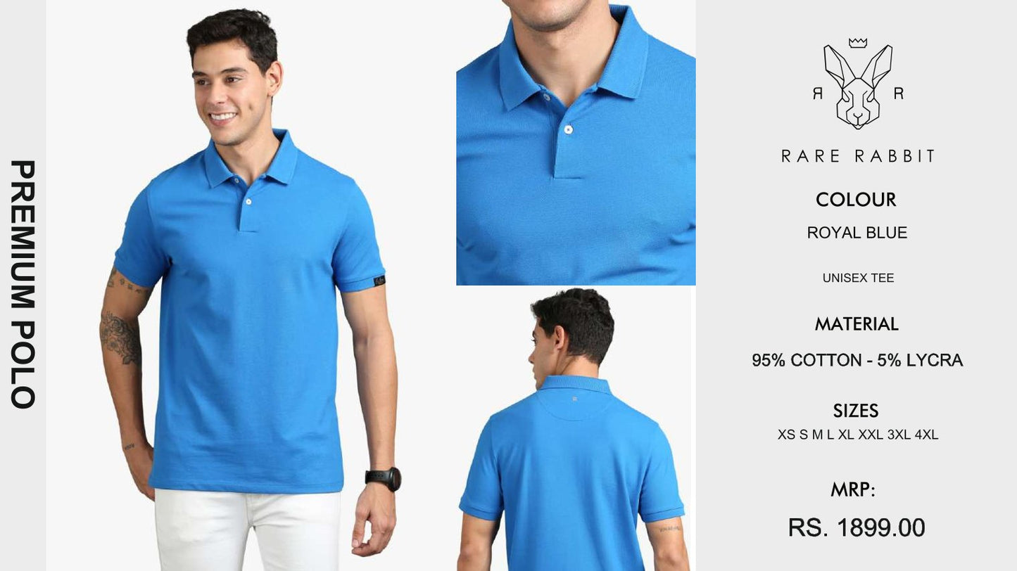 Premium Polo - Royal Blue