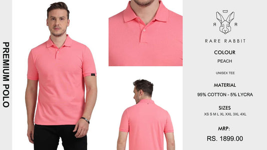 Premium Polo - Peach