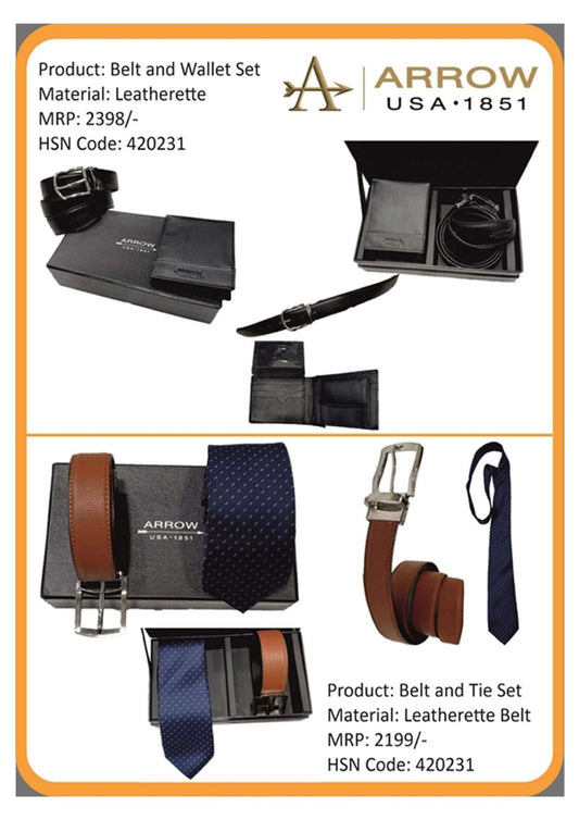 Belt and Wallet Set