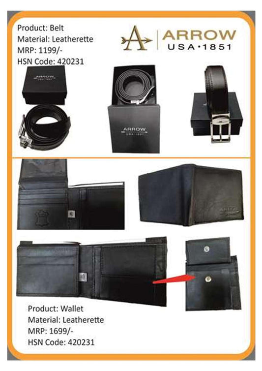 Belt and Wallet Set