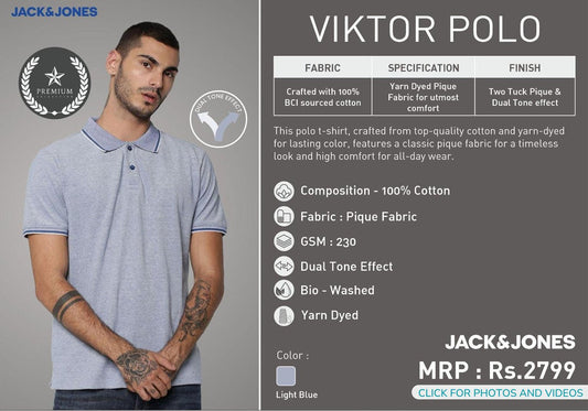 Viktor Polo - Light Blue