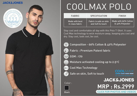 Coolmax Polo - Black