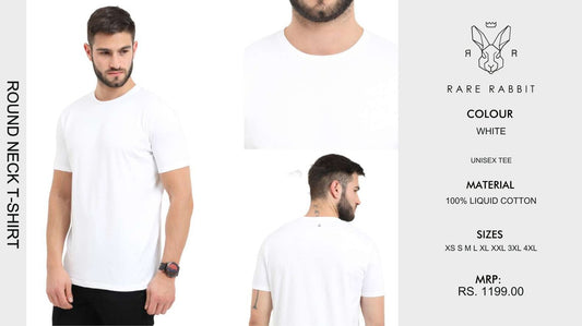 Round Neck T-shirt - White