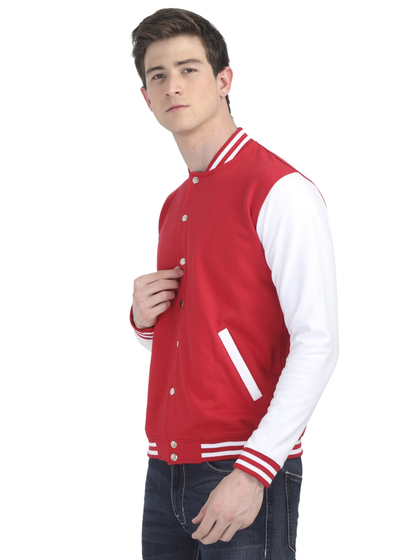 Prestige Varsity - Red with White