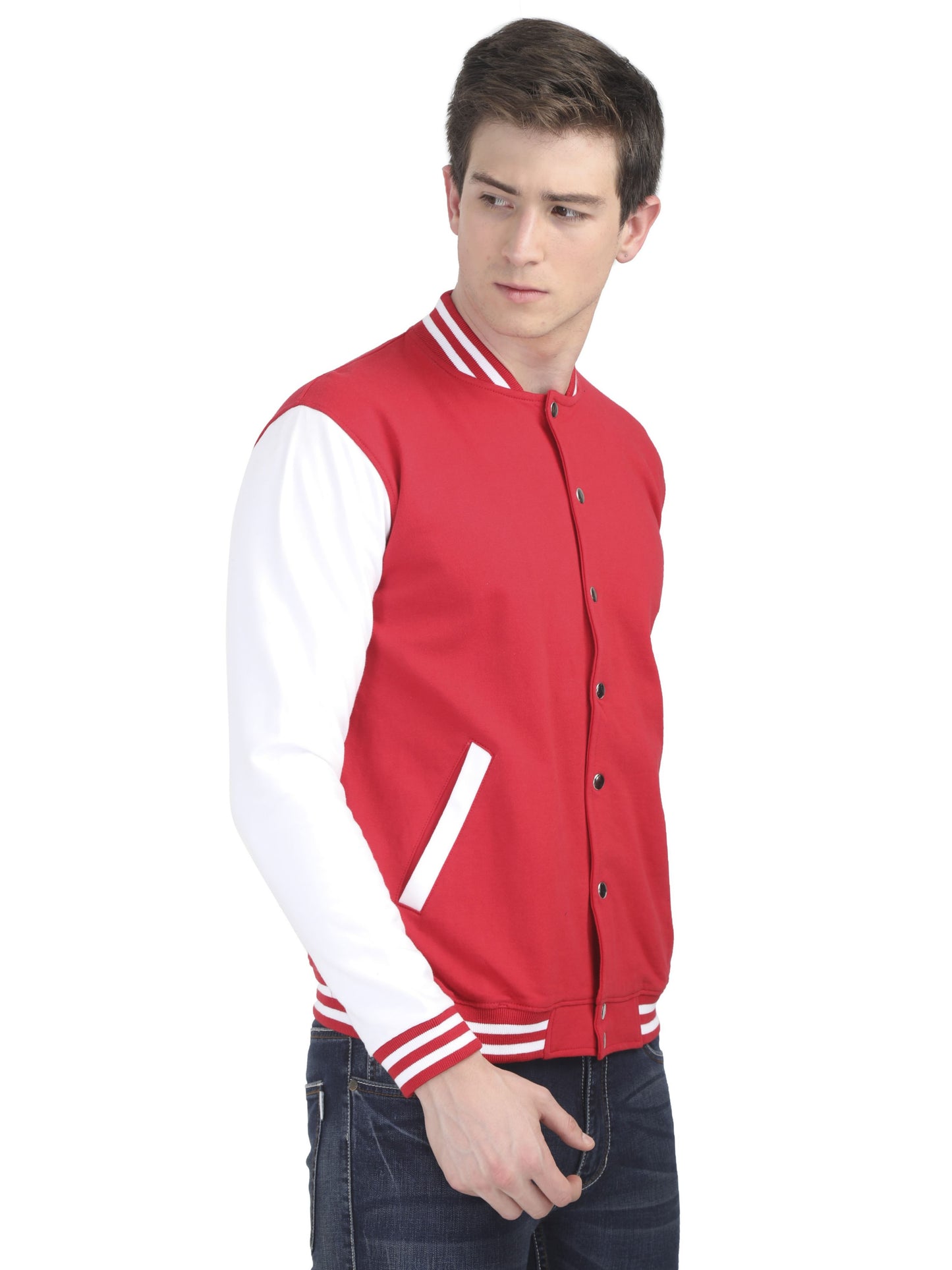Prestige Varsity - Red with White