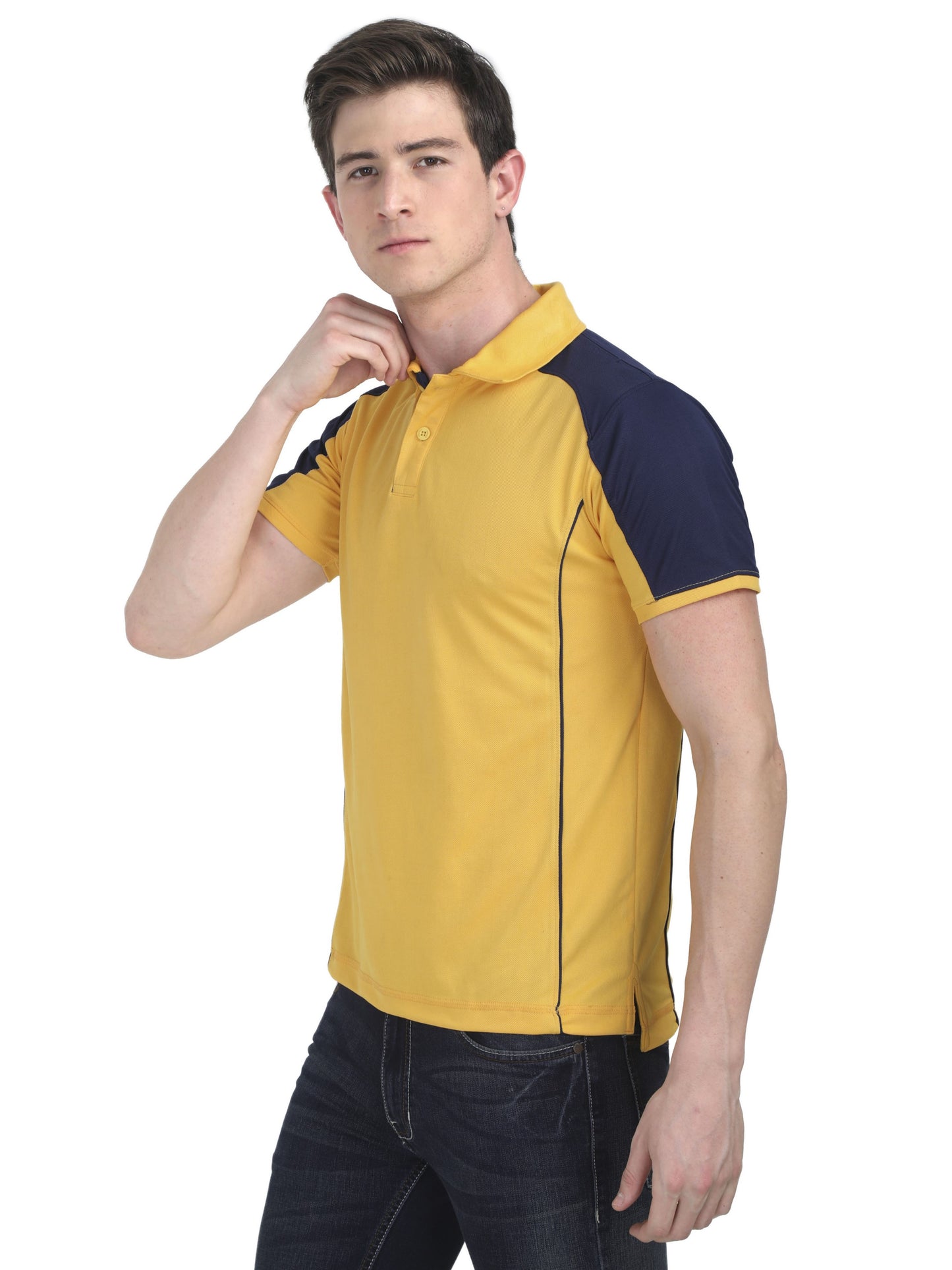 Home Jersey - Yellow with Navy Blue