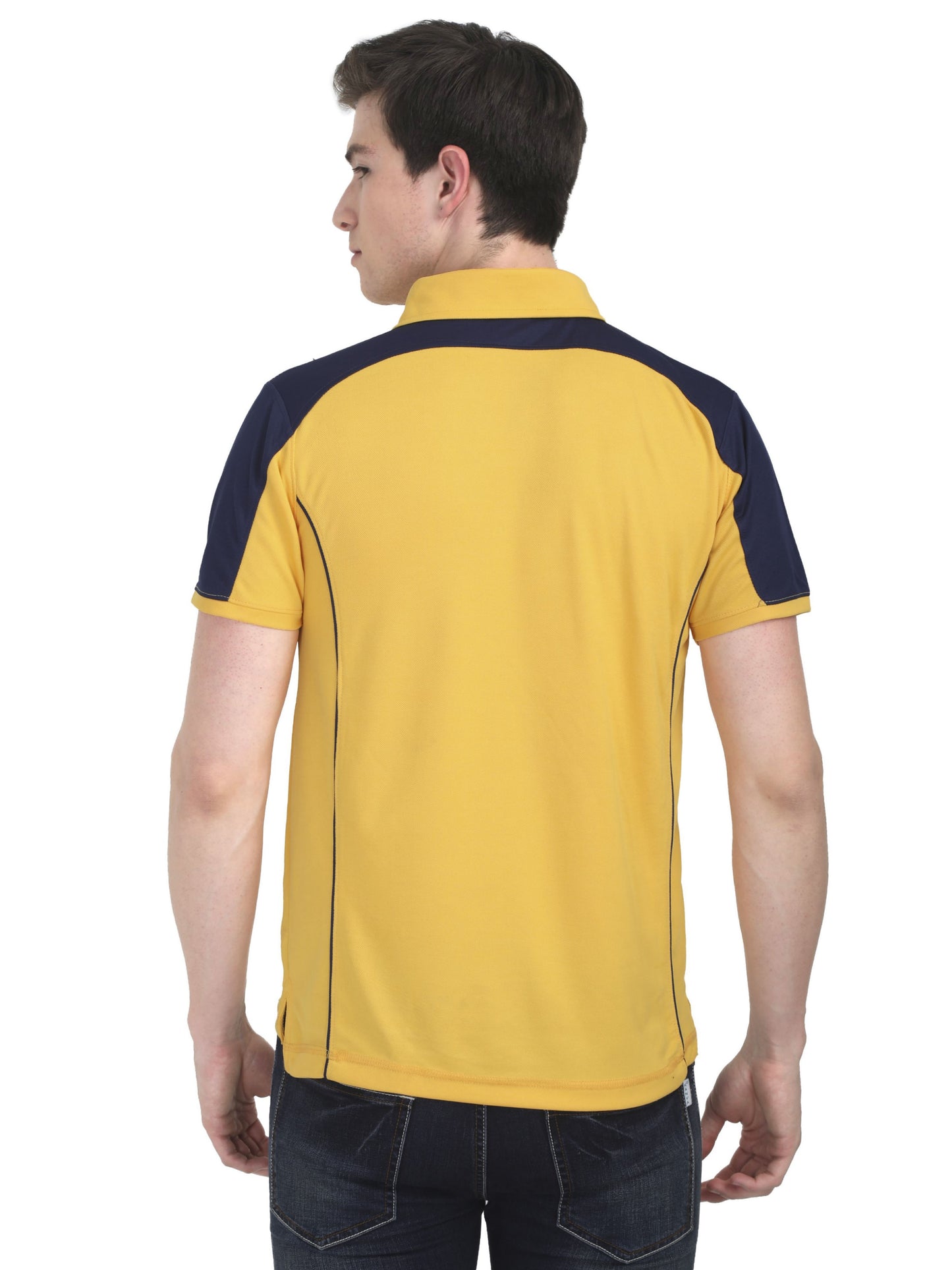 Home Jersey - Yellow with Navy Blue