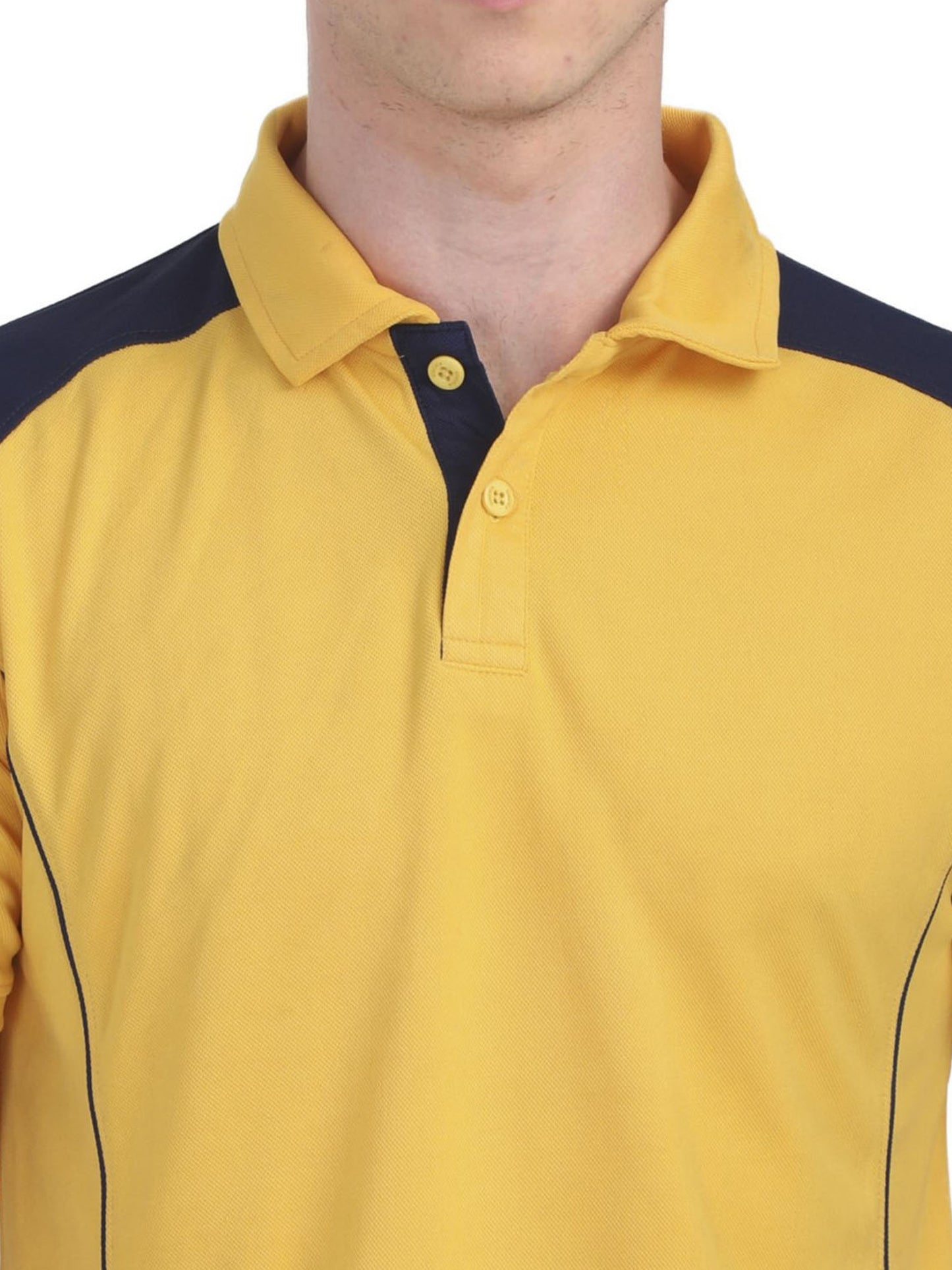 Home Jersey - Yellow with Navy Blue