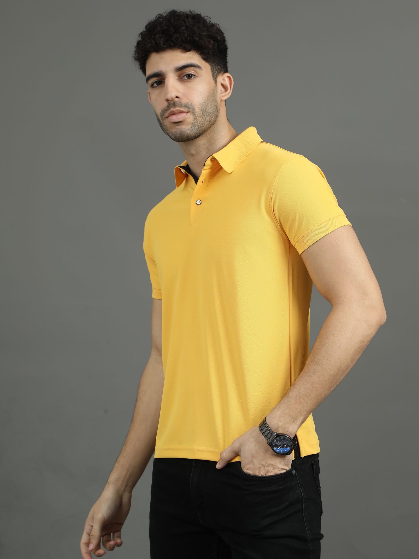 Mars Polo T-shirt - Yellow