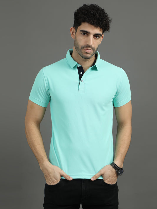 Mars Polo T-shirt - Ice Green