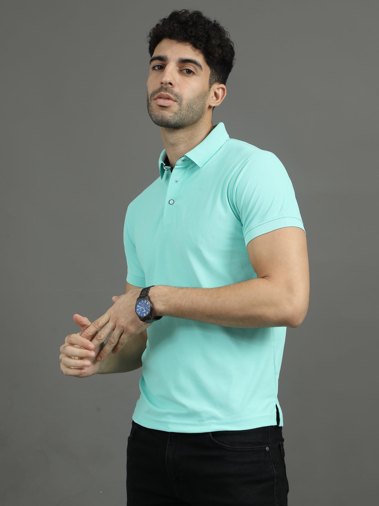 Mars Polo T-shirt - Ice Green