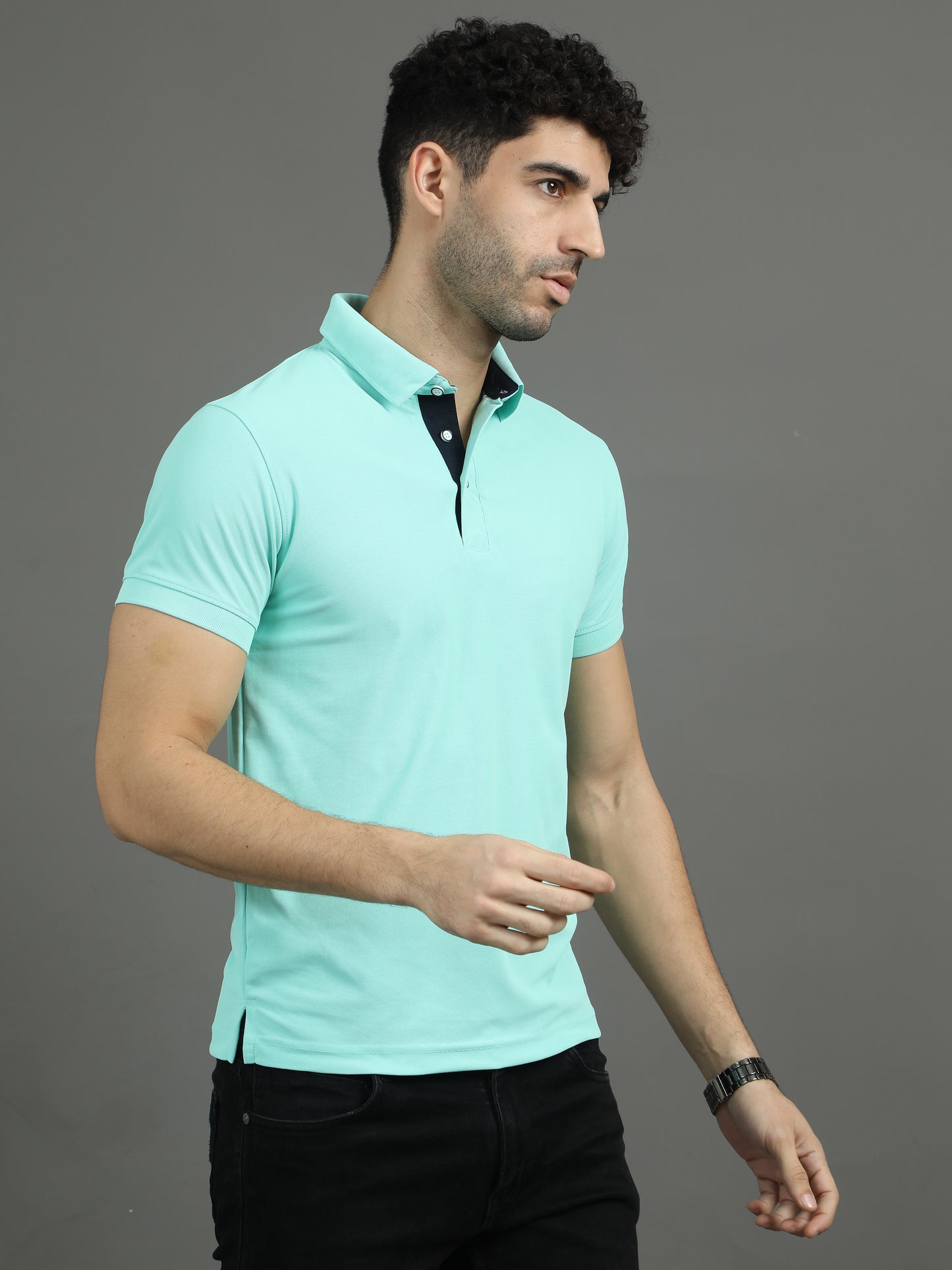 Mars Polo T-shirt - Ice Green