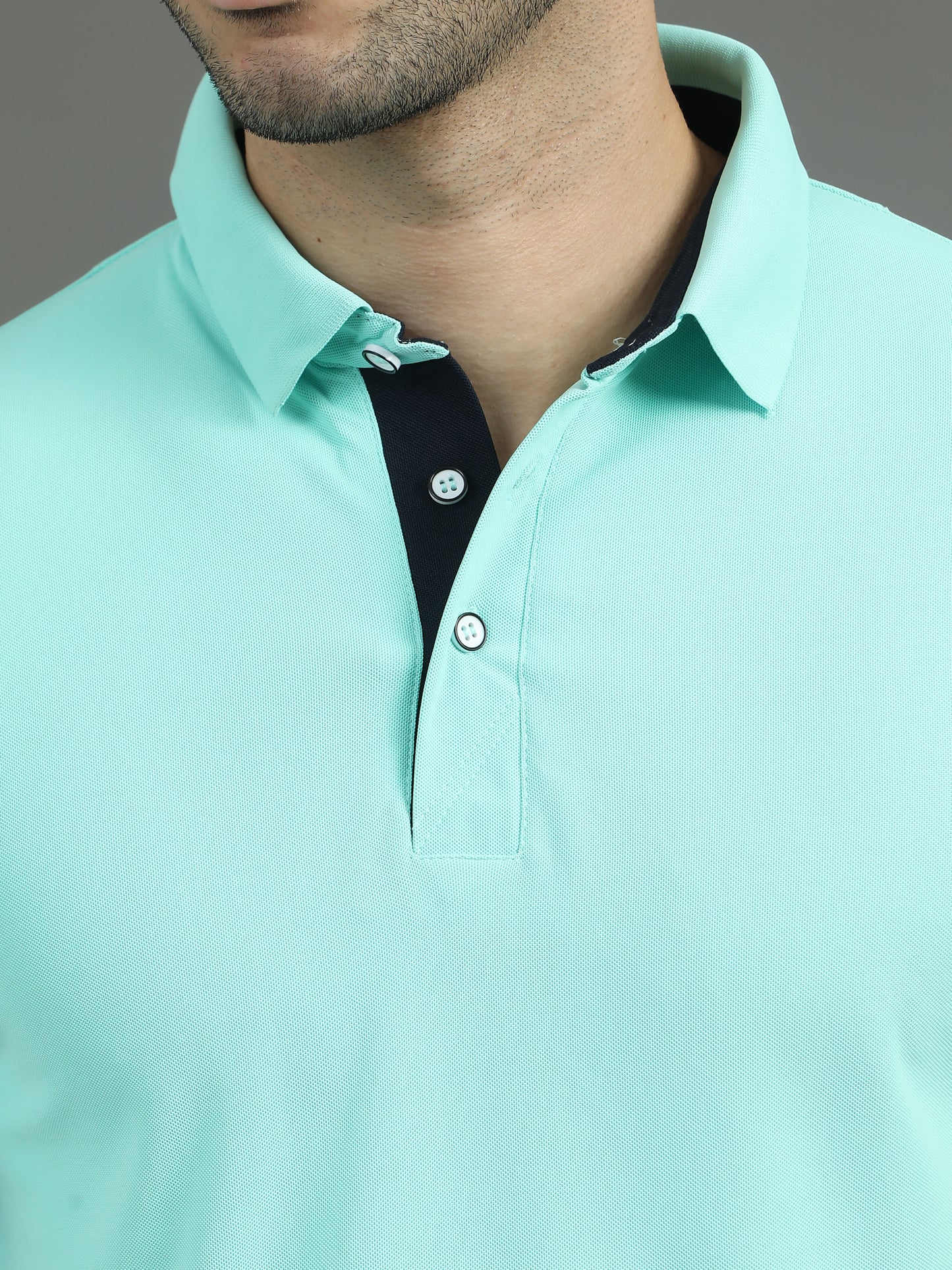Mars Polo T-shirt - Ice Green