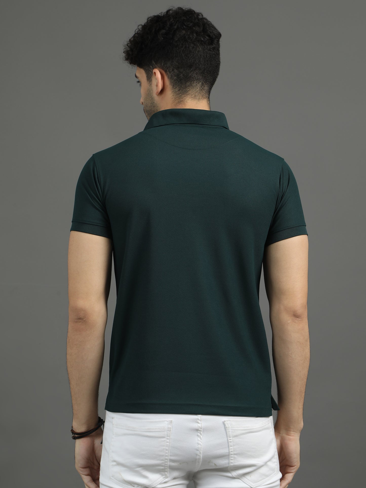 Mars Polo T-shirt - Bottle Green