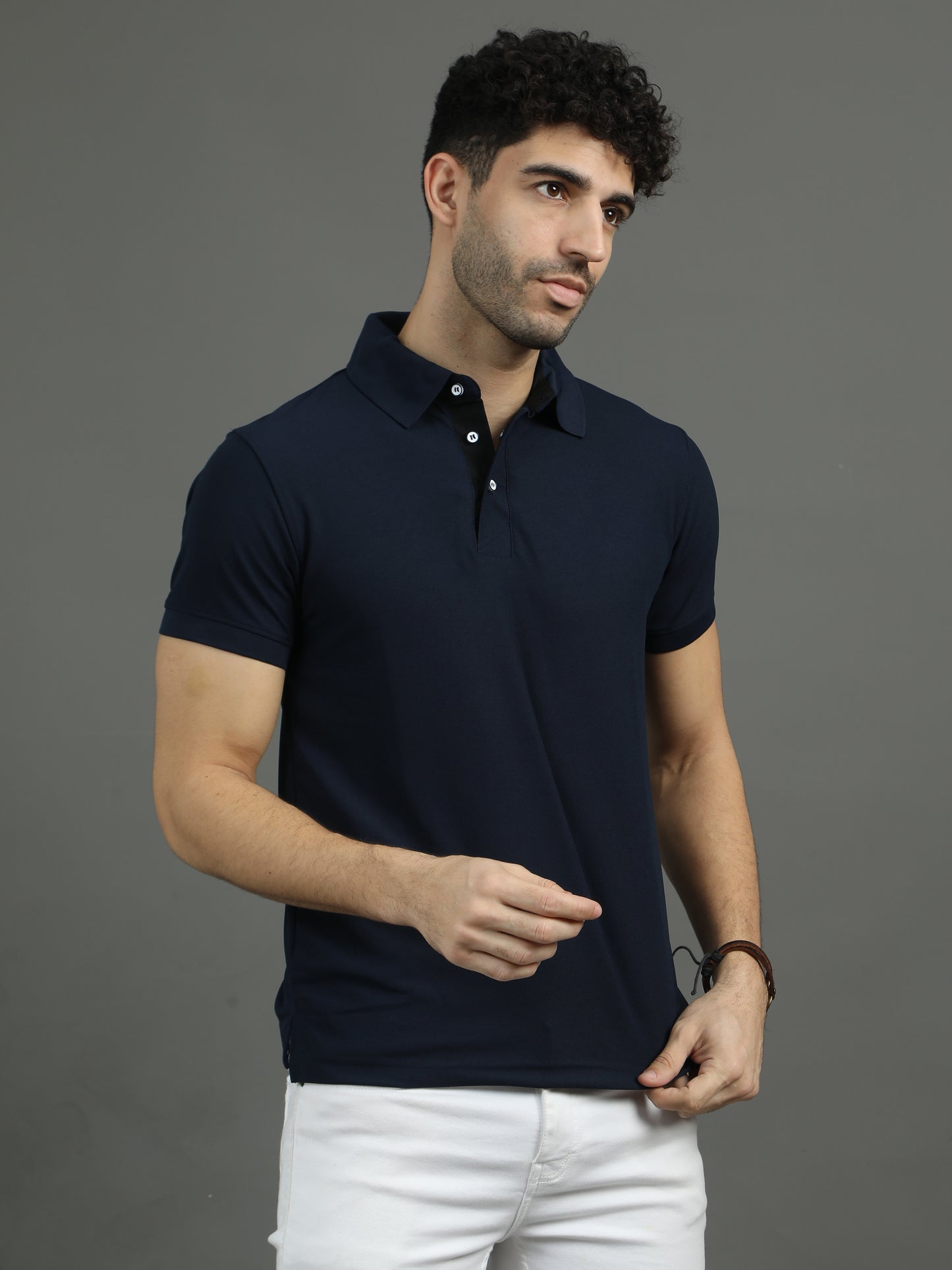 Mars Polo T-shirt - Navy Blue