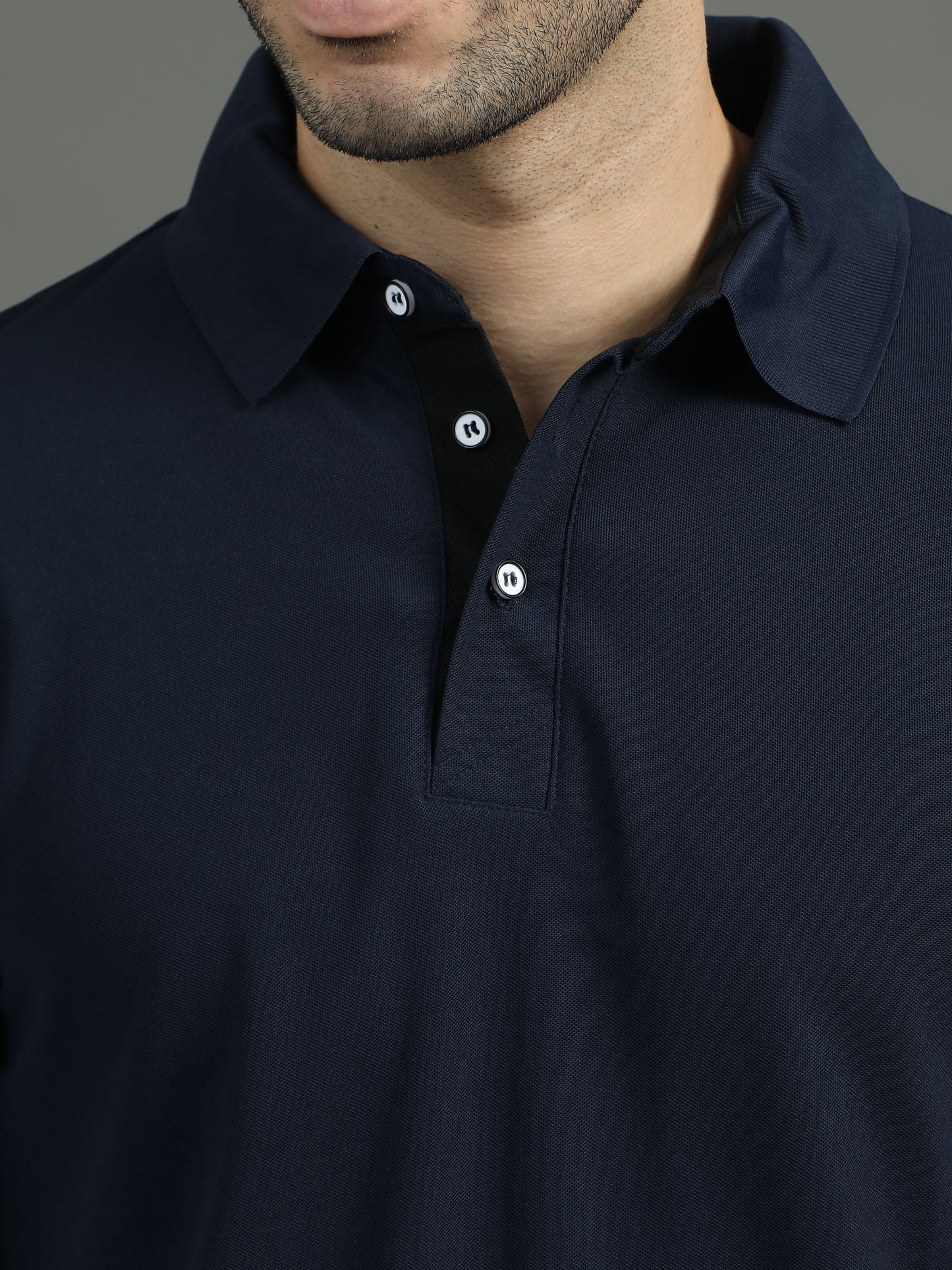 Mars Polo T-shirt - Navy Blue