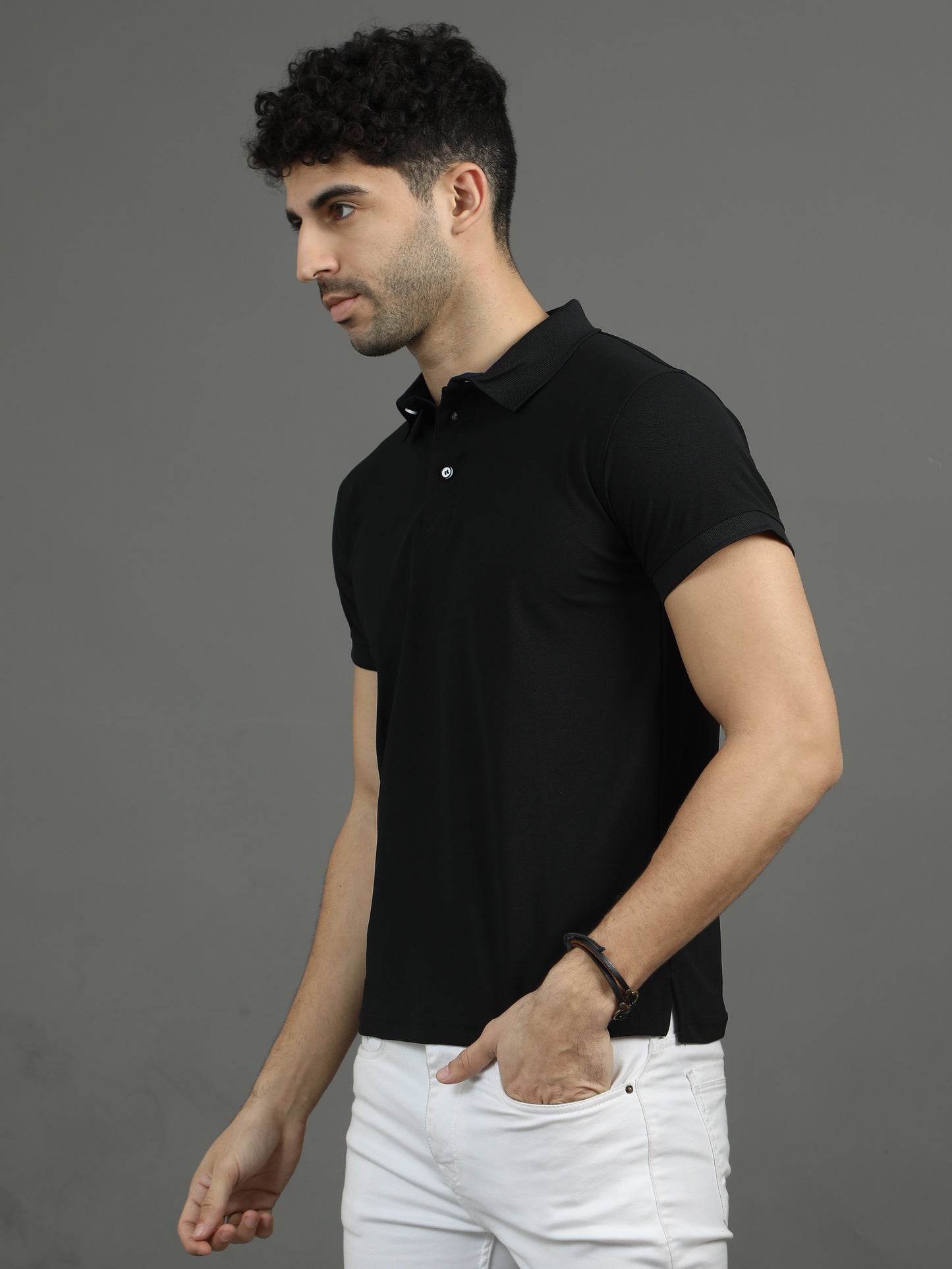 Mars Polo T-shirt - Black