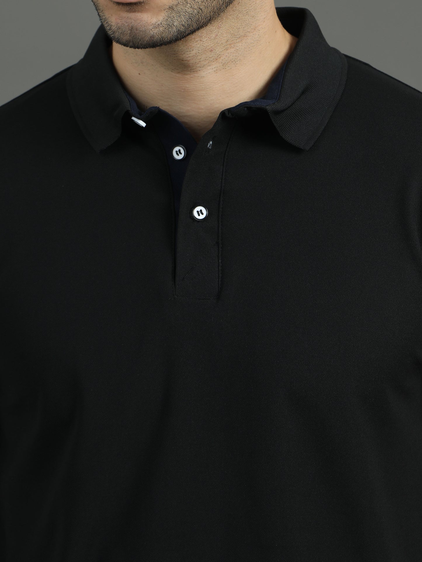 Mars Polo T-shirt - Black